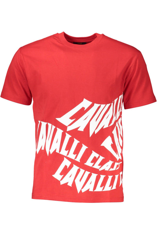 Red Cotton Men T-Shirt
