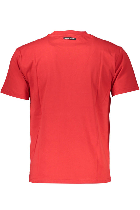 Red Cotton Men T-Shirt