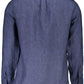Blue Linen Men Shirt