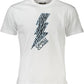 White Cotton Men T-Shirt