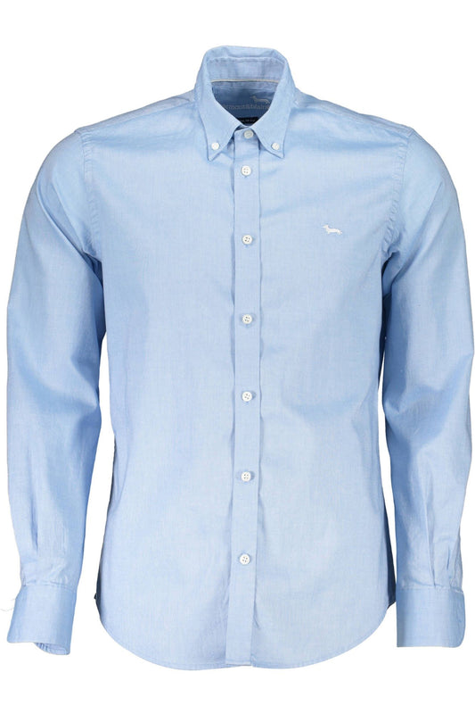 Light Blue Cotton Men Shirt
