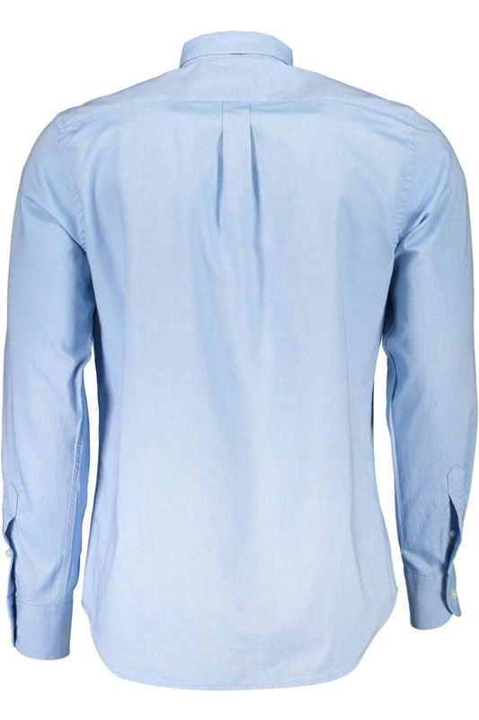 Light Blue Cotton Men Shirt