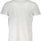 White Cotton Men Polo Shirt