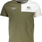 Green Cotton Men T-Shirt