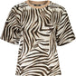 Beige Cotton Women Top