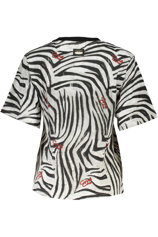 Black Cotton Women T-Shirt