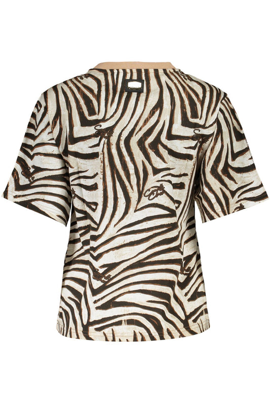 Beige Cotton Women Top