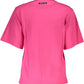 Pink Cotton Women T-Shirt