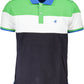 Green Cotton Men Polo Shirt
