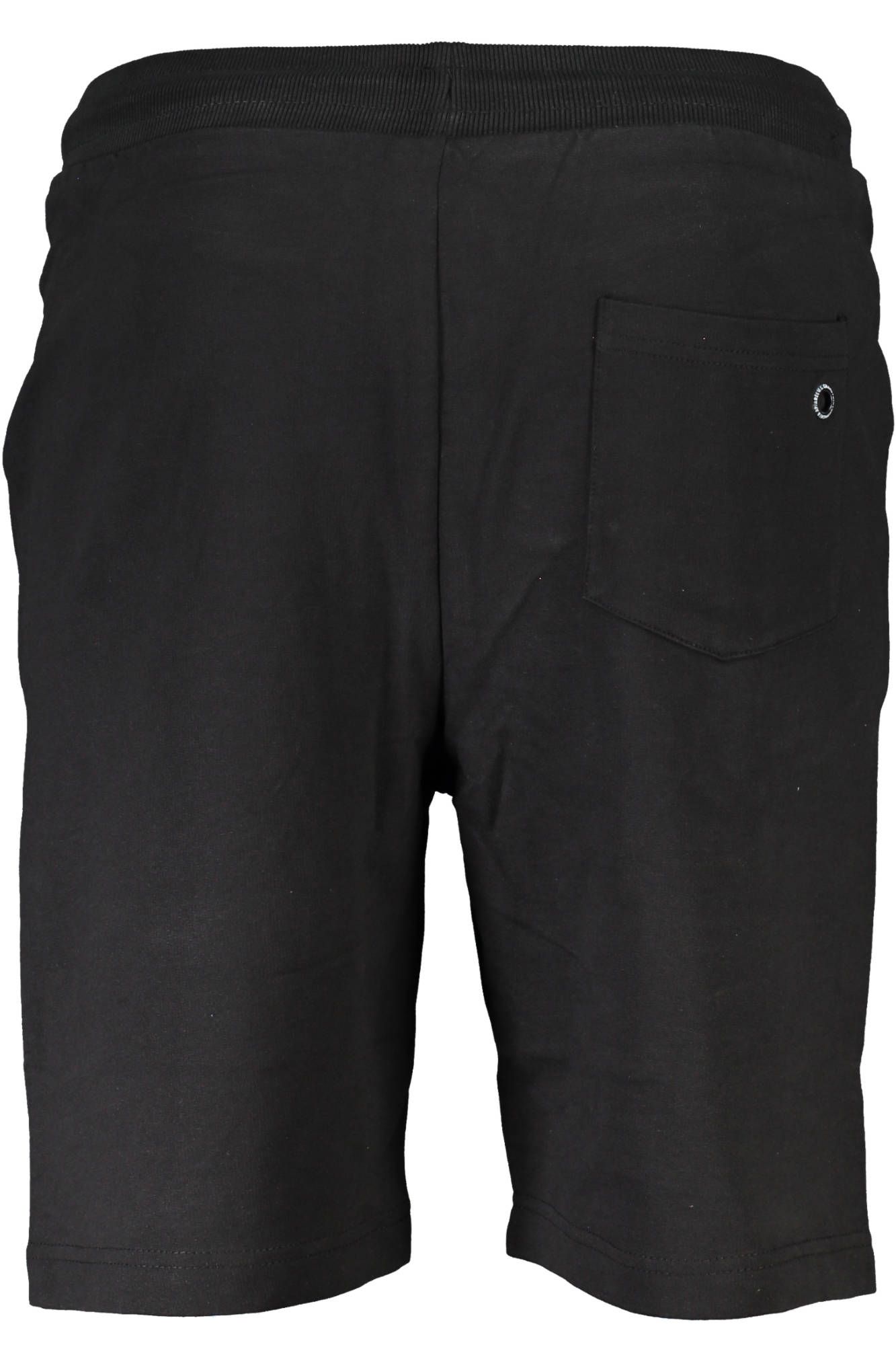 Black Cotton Men Short