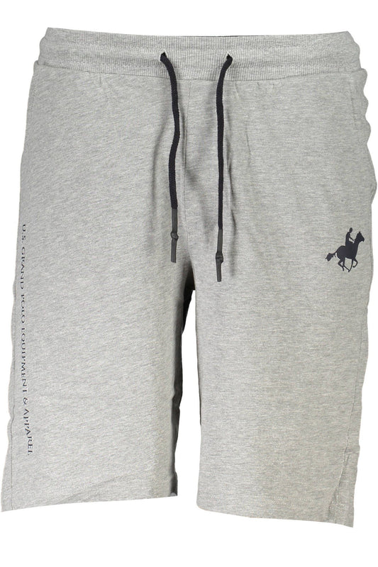 Gray Cotton Men Short