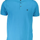 Light Blue Cotton Men T-Shirt