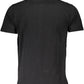 Black Cotton Men Polo Shirt