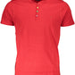 Red Cotton Men T-Shirt
