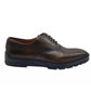 Medium Brown Shaded Leather Lace Up Dress Shoes