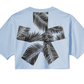 Chic Light Blue Logo Graphic Tee