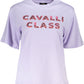 Purple Cotton Women T-Shirt