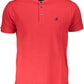 Red Cotton Men T-Shirt