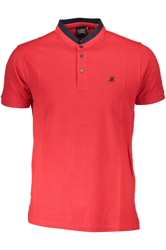 Red Cotton Men T-Shirt