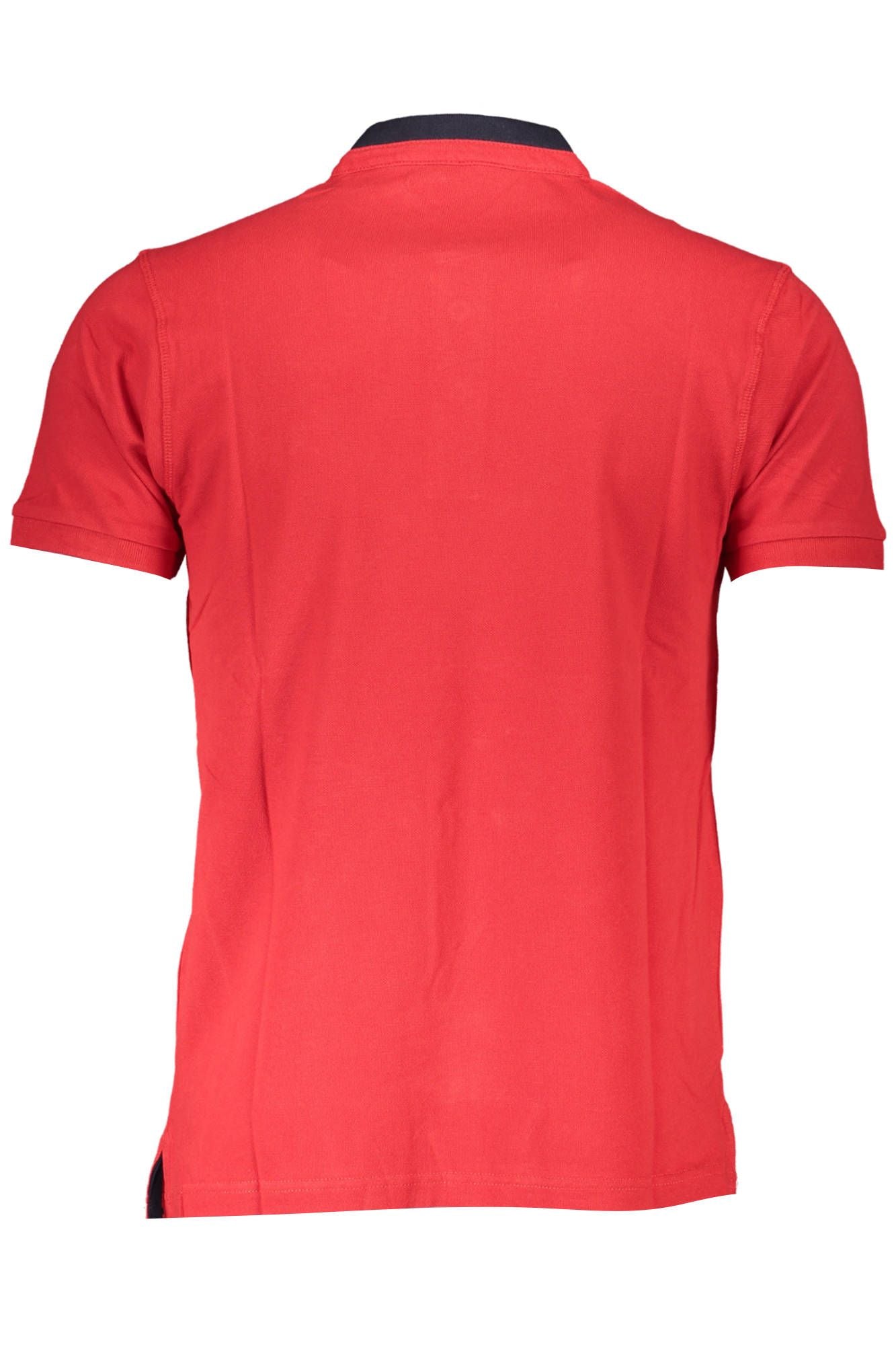 Red Cotton Men T-Shirt