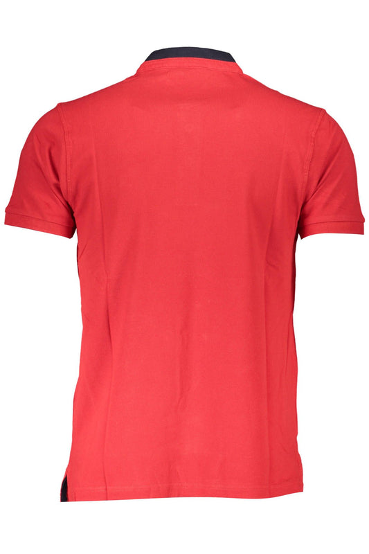 Red Cotton Men T-Shirt