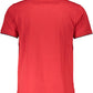 Red Cotton Men Polo Shirt