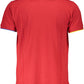 Red Cotton Men Polo Shirt