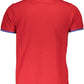 Red Cotton Mens Polo Shirt