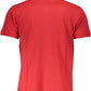 Red Cotton Men Polo Shirt