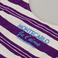 Chic Purple Striped One-Piece Swimsuit