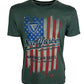 Dust Green Cotton Tee with Signature Print