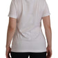Elegant White Cotton DG Queen Tee