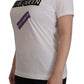Elegant White Cotton DG Queen Tee