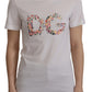 Elegant Embroidered Floral Cotton Tee