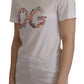 Elegant Embroidered Floral Cotton Tee