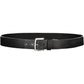 Black Leather Men Belt