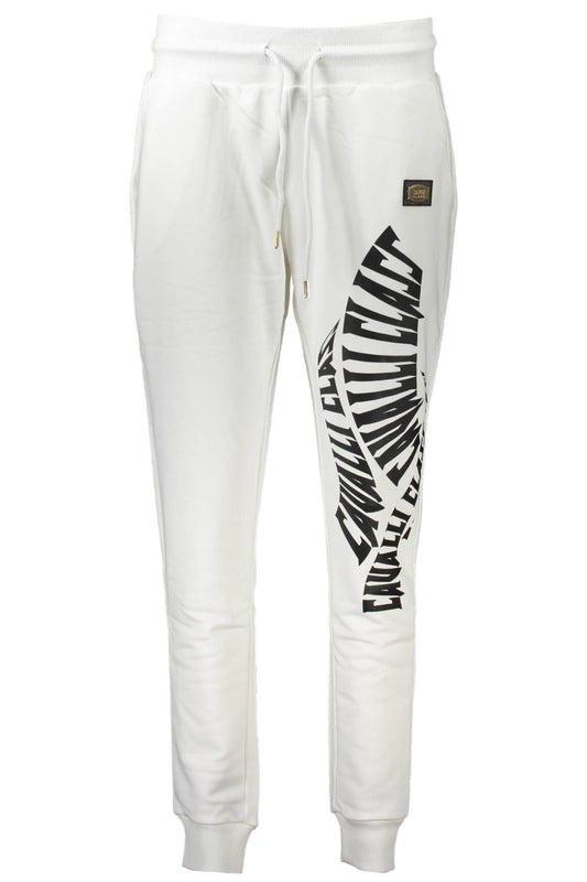 White Cotton Women Trouser