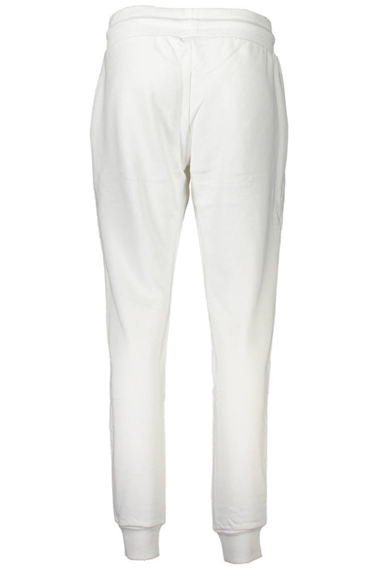 White Cotton Women Trouser