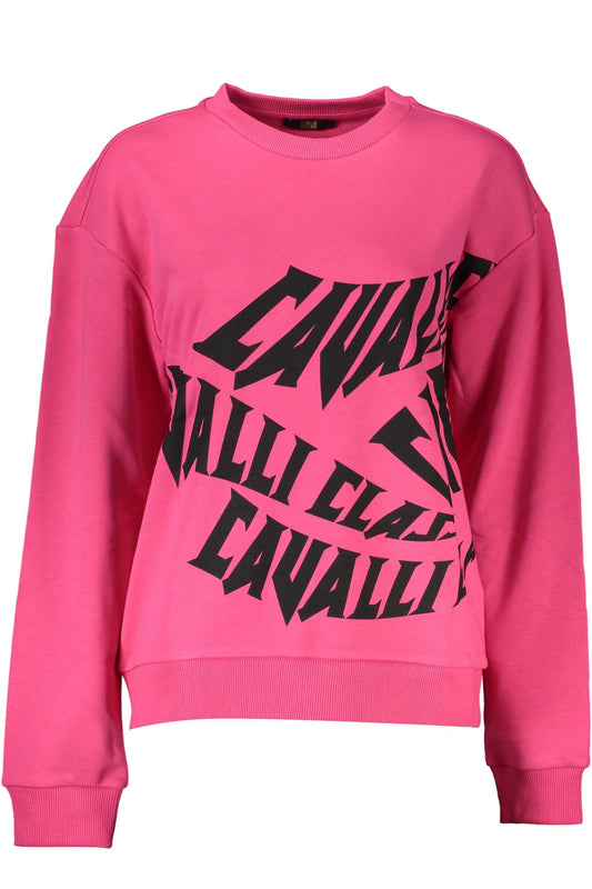 Pink Cotton Women Sweater