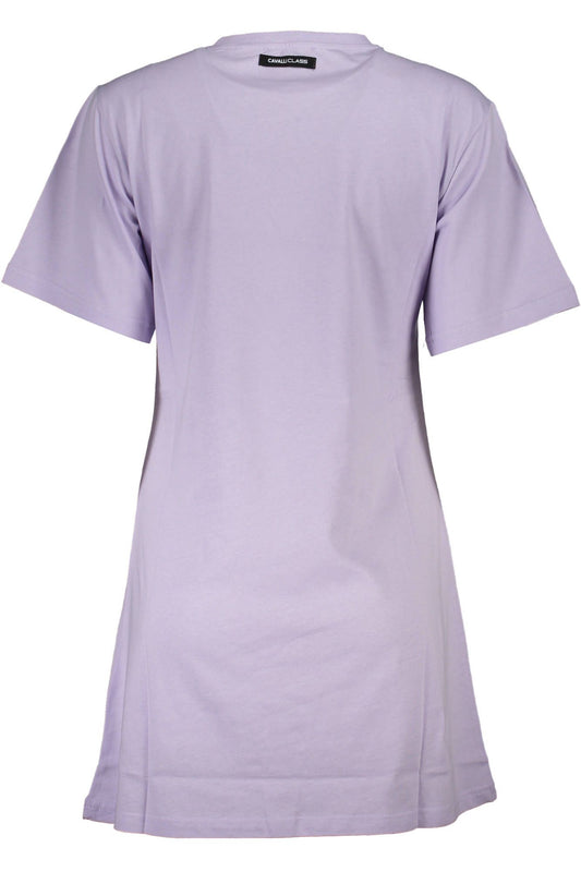 Purple Cotton Women Tee
