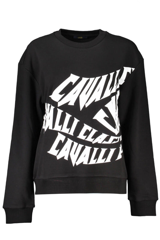 Black Cotton Women Sweater