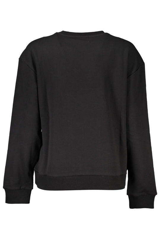 Black Cotton Women Sweater