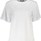 White Cotton Women T-Shirt