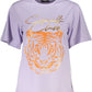 Purple Cotton Women Top