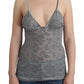 Elegant Gray Cami Top - Luxe Lingerie Piece