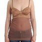 Sumptuous Silk-Wool Blend Bustier Top