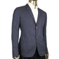 Men's Formal Midnight Blue / Grey Wool Jacket 2 Buttons