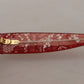 Elegant Lace-Infused Red Sunglasses