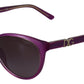 Purple Acetate Frame Round Shades DG4171P Sunglasses