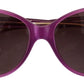 Purple Acetate Frame Round Shades DG4171P Sunglasses